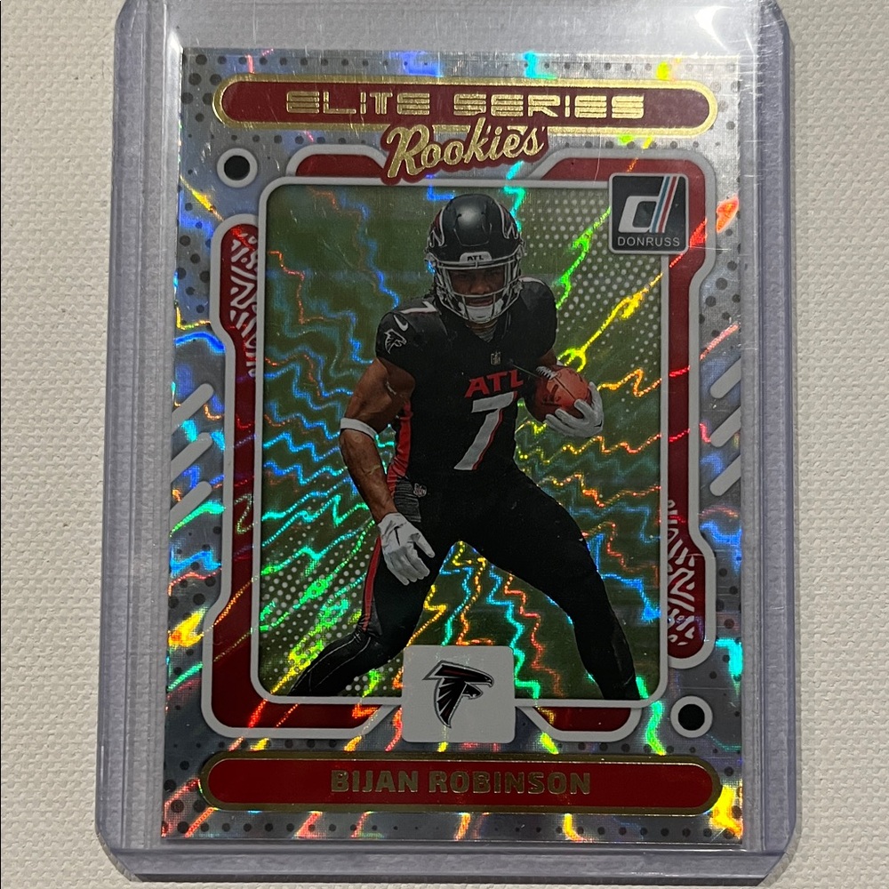 2023 (RC)Bijan Robinson Panini Donruss Elite Series Rookies Holo #4